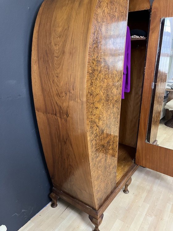 Image 1 of Art deco Cabinet Walnut Wood