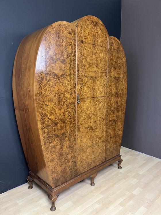 Image 1 of Art deco Cabinet Walnut Wood