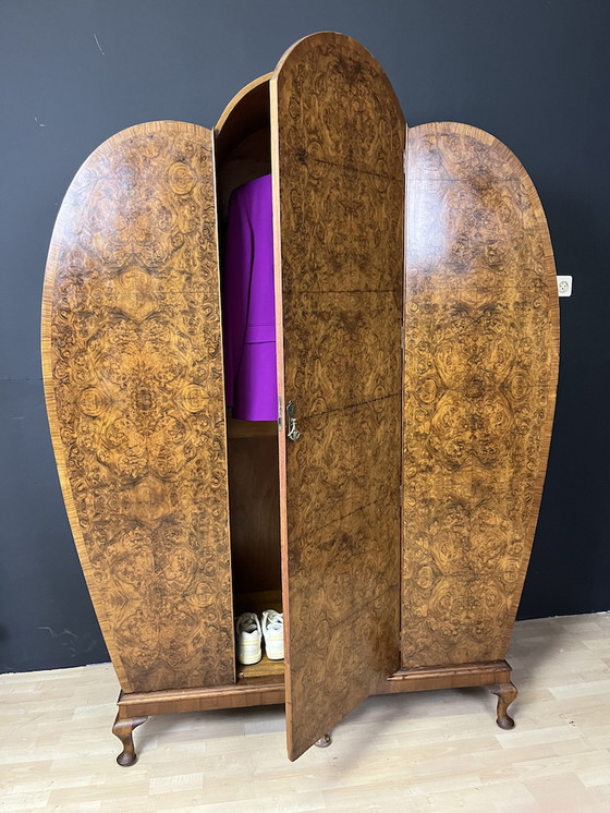 Image 1 of Art deco Cabinet Walnut Wood