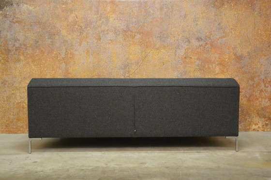 Image 1 of NEW upholstered dark gray fabric Design on Stock Bloq sofa