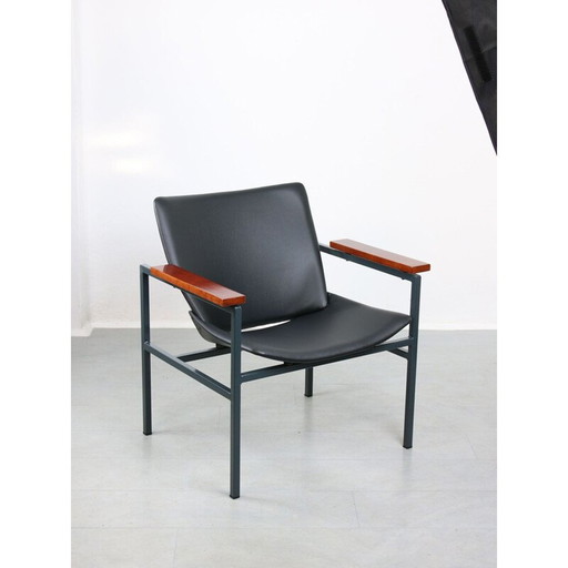 Vintage beechwood armchair and Shell profile by Niko Kralj for Stol, 1950