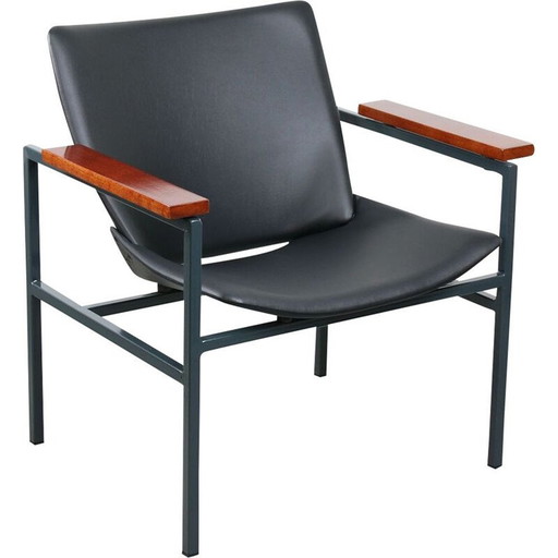 Vintage beechwood armchair and Shell profile by Niko Kralj for Stol, 1950