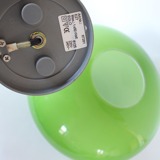 Image 1 of Lampada da tavolo vintage a forma di sfera di vetro XL