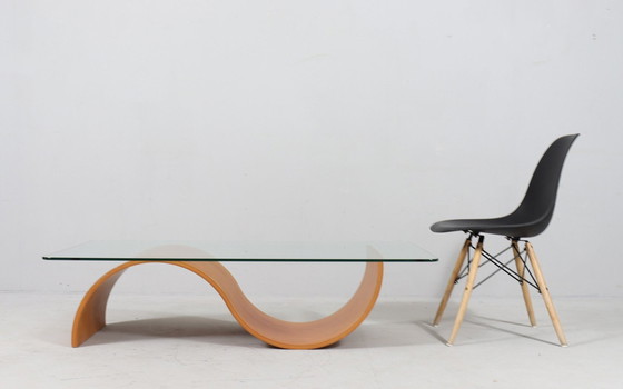 Image 1 of Coffee table in organic form, teak, Italy, 1980s