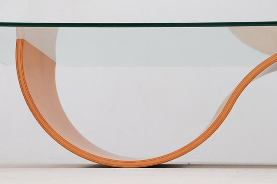 Image 1 of Coffee table in organic form, teak, Italy, 1980s