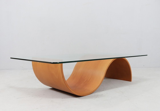 Image 1 of Coffee table in organic form, teak, Italy, 1980s