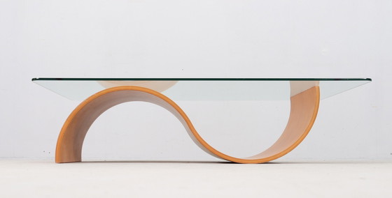 Image 1 of Coffee table in organic form, teak, Italy, 1980s