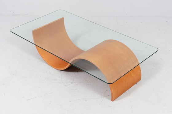 Image 1 of Coffee table in organic form, teak, Italy, 1980s