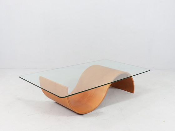 Image 1 of Coffee table in organic form, teak, Italy, 1980s