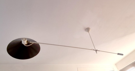 Image 1 of  Anvia J.J.M. Hoogervorst - Ceiling lamp - "Fishing lamp" Ca, 1950 / 1955