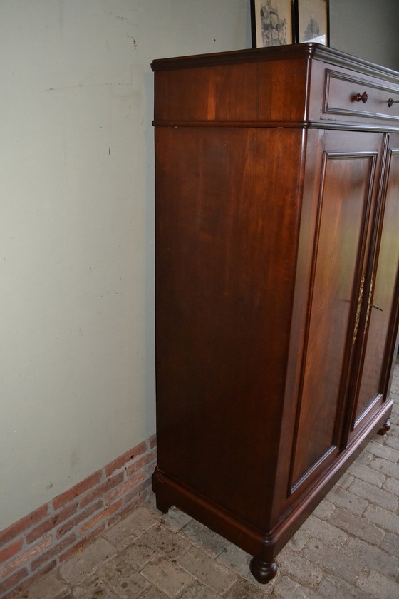 Image 1 of Antique Mahogany Wooden Maid's Cupboard.