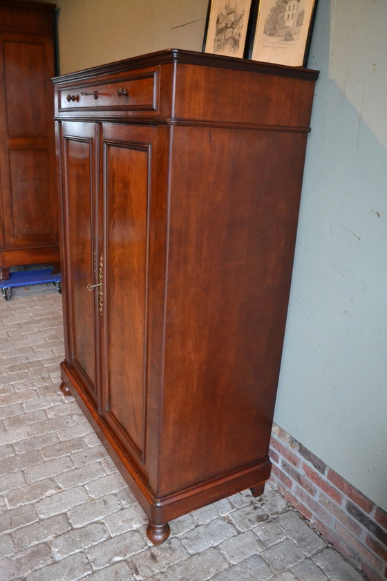 Image 1 of Antique Mahogany Wooden Maid's Cupboard.