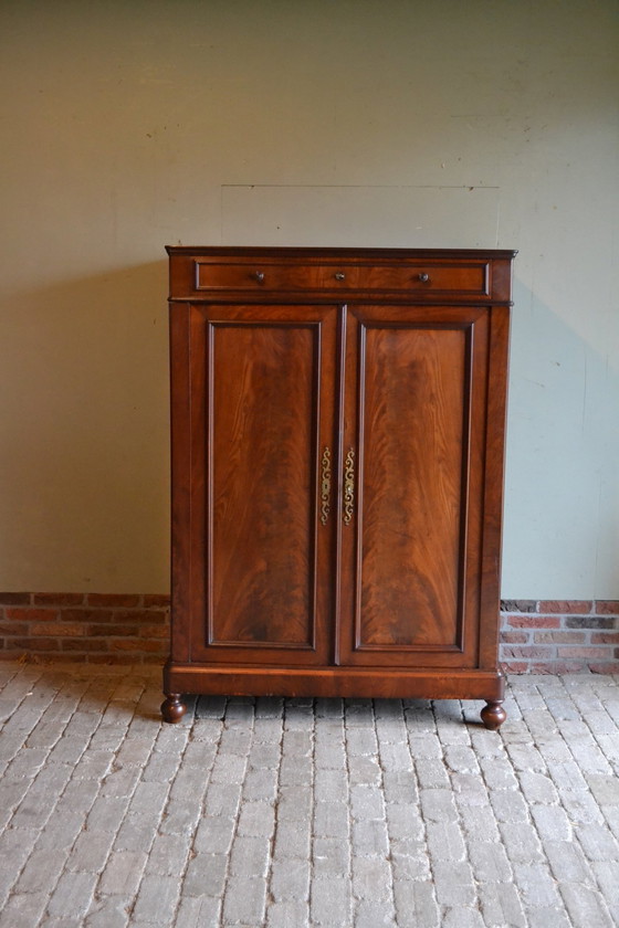 Image 1 of Antique Mahogany Wooden Maid's Cupboard.