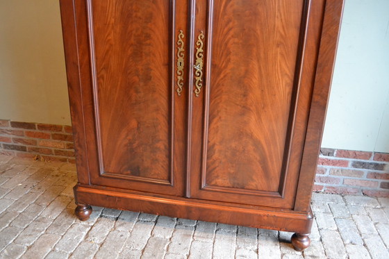 Image 1 of Antique Mahogany Wooden Maid's Cupboard.