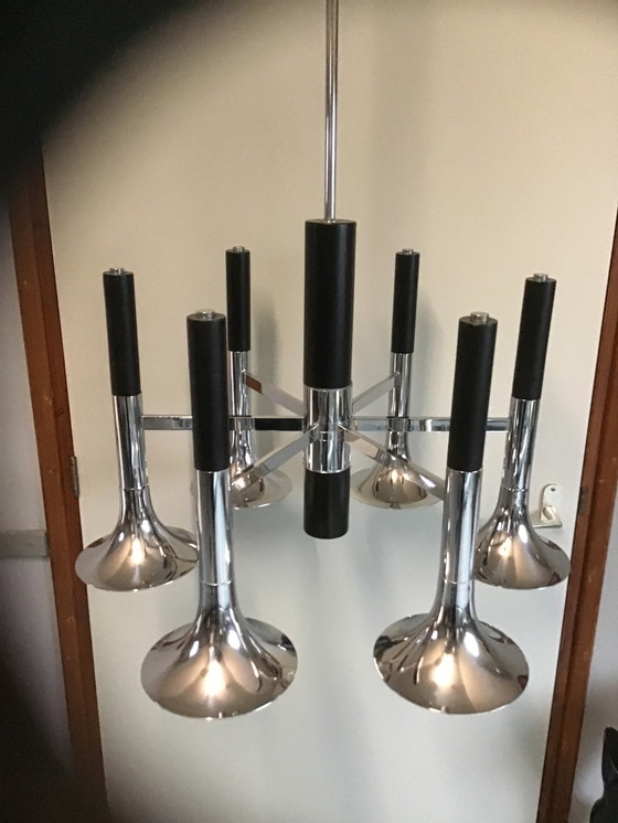 Image 1 of Trumpet Chrome Chanderier