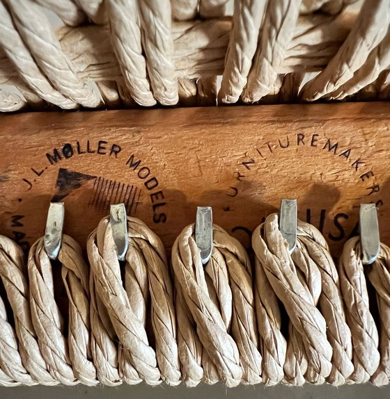 Image 1 of Set di 2 sedie da pranzo Niels Möller modello 75 in perfette condizioni