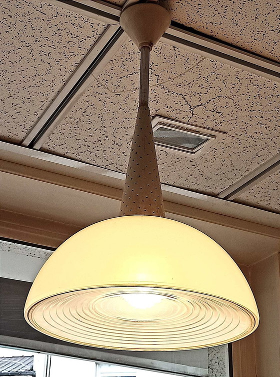 Image 1 of Holophane Hanging lamp 60's Diameter 35,5 Cm