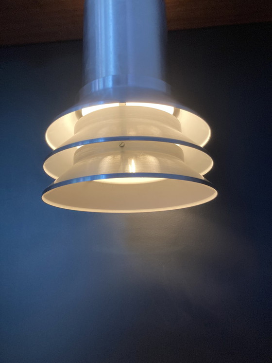 Image 1 of Vintage pendant lamp 1960s aluminum