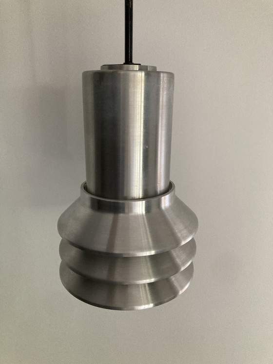 Image 1 of Vintage pendant lamp 1960s aluminum