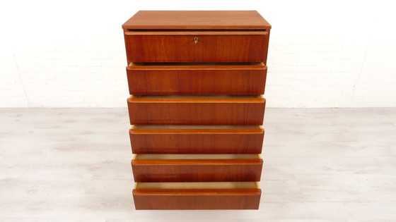 Image 1 of Cassettiera danese vintage | Teak | 6 cassetti | 106 cm