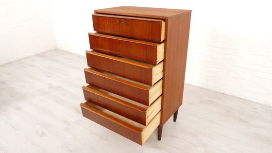 Image 1 of Cassettiera danese vintage | Teak | 6 cassetti | 106 cm