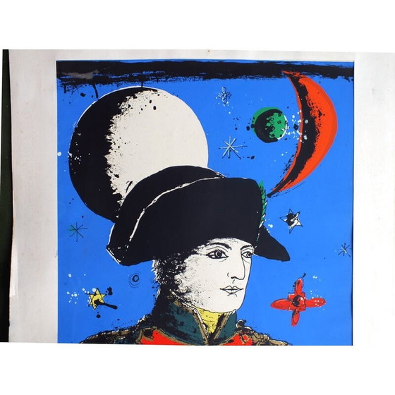 Image 1 of Vintage silkscreen by Gennaro Picinni, Italy 1970