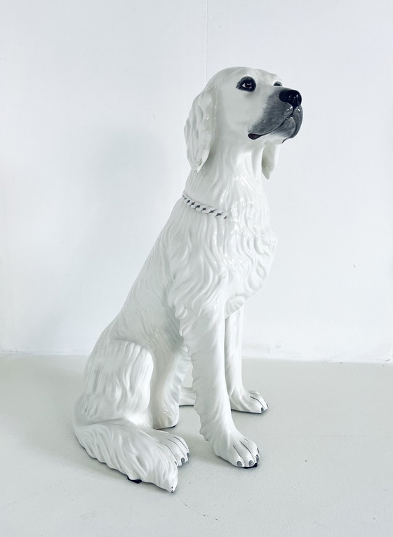 Image 1 of Ceramic English Setter, Italy 1970s