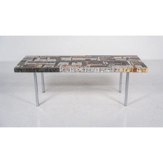Image 1 of Vintage mosaic coffee table, 1970