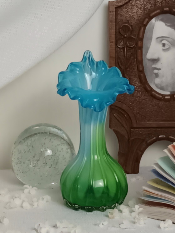 Image 1 of Soliflore Corolle In Blown Glass Italy