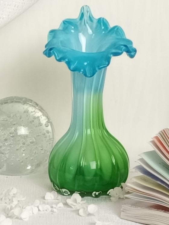 Image 1 of Soliflore Corolle In Blown Glass Italy