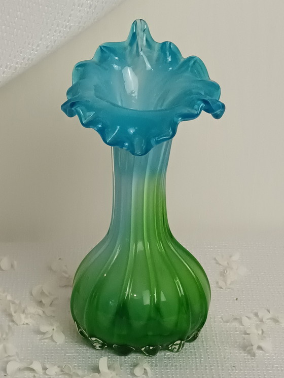 Image 1 of Soliflore Corolle In Blown Glass Italy