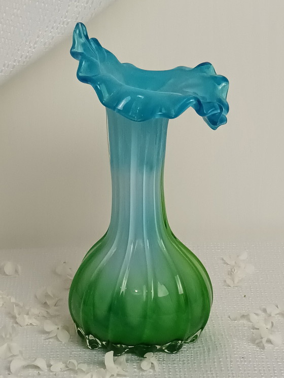 Image 1 of Soliflore Corolle In Blown Glass Italy