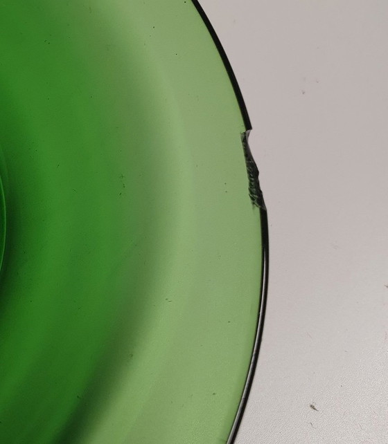 Image 1 of 2046 Vintage Design Green Cups And Saucers