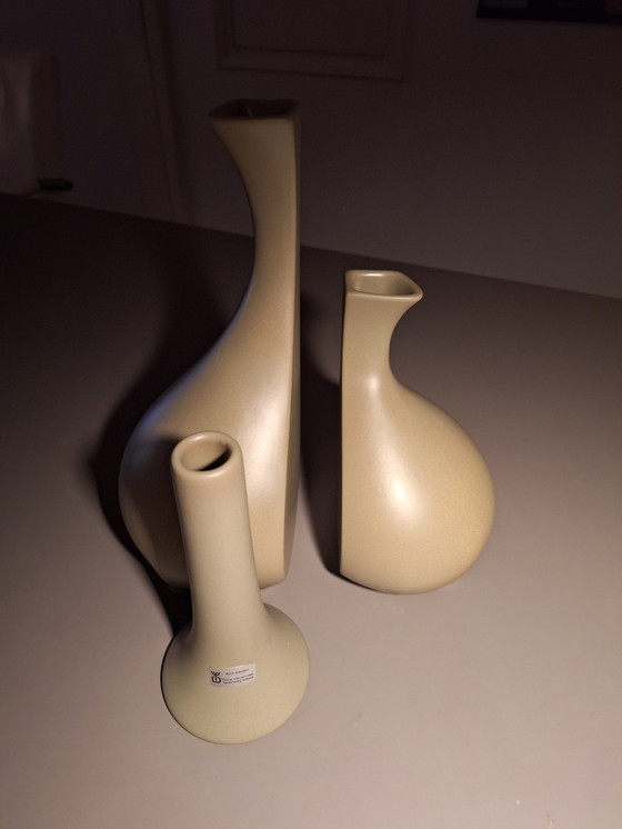 Image 1 of Trio di eleganti vasi di design 