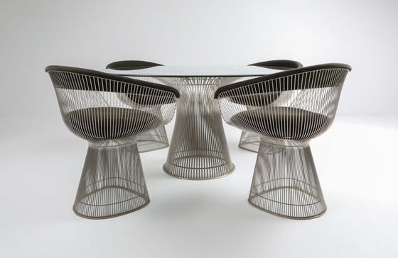 Image 1 of Knoll International Warren Platner Chaise à manger velours