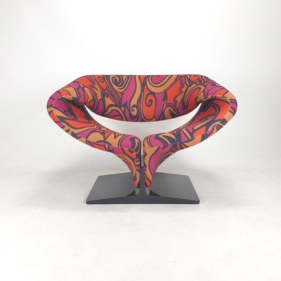 Image 1 of Vintage Ribbon fabric armchair by Pierre Paulin for Artifort, Netherlands 1960