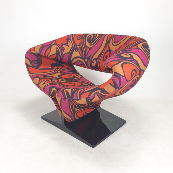 Image 1 of Vintage Ribbon fabric armchair by Pierre Paulin for Artifort, Netherlands 1960