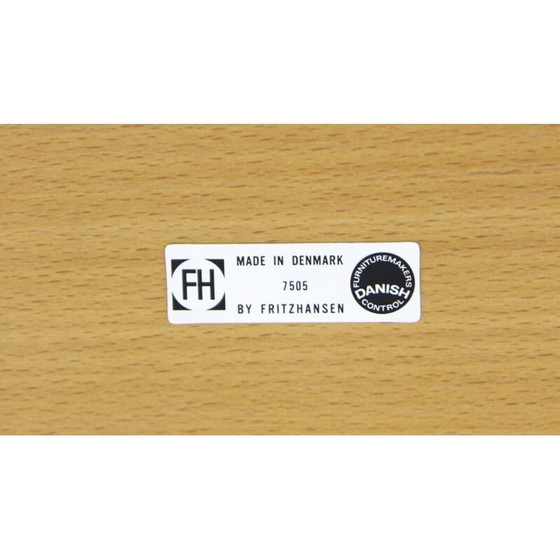 Image 1 of Vintage Scandinavian oakwood coffee table by Børge Mogensen for Fritz Hansen, Denmark 1960