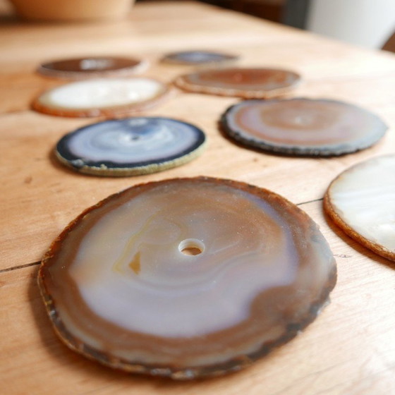 Image 1 of Vintage natural stone coaster, France 1970
