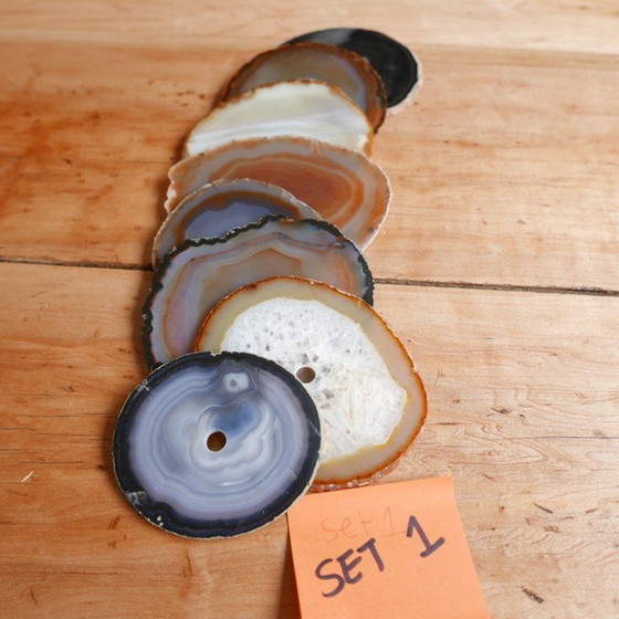 Image 1 of Vintage natural stone coaster, France 1970
