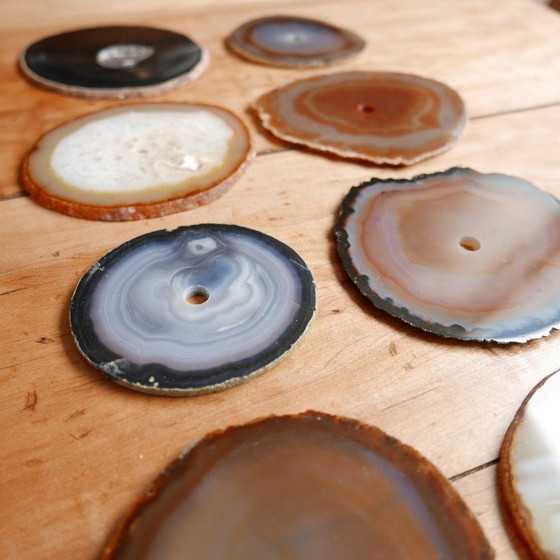 Image 1 of Vintage natural stone coaster, France 1970