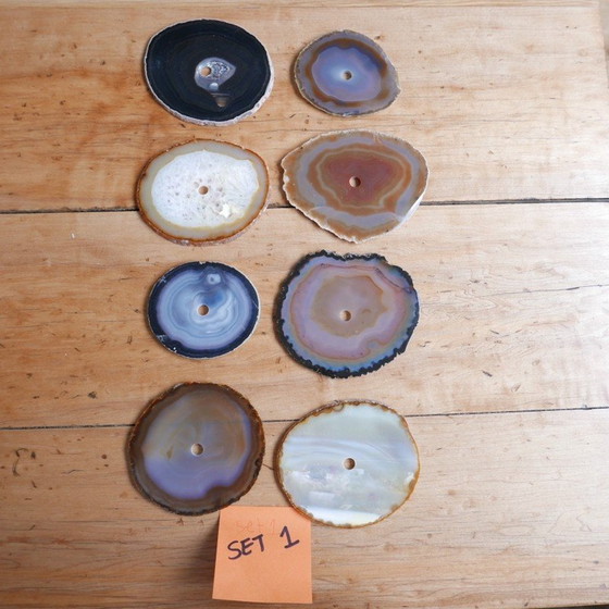Image 1 of Vintage natural stone coaster, France 1970