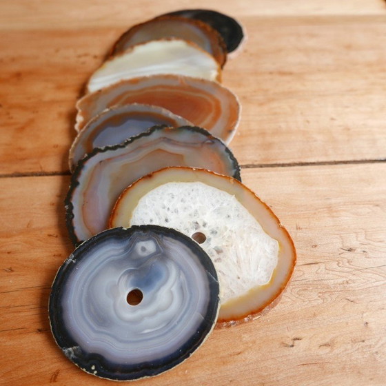 Image 1 of Vintage natural stone coaster, France 1970