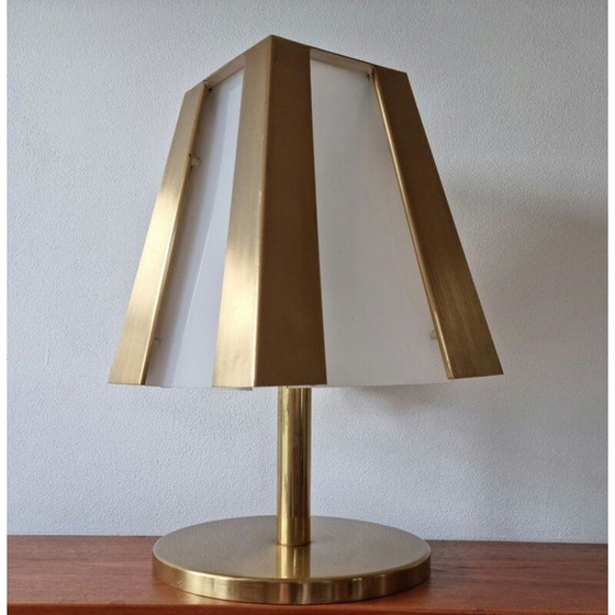 Image 1 of Vintage brass table lamp, 1970