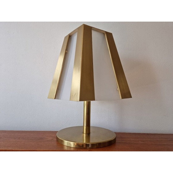 Image 1 of Vintage brass table lamp, 1970