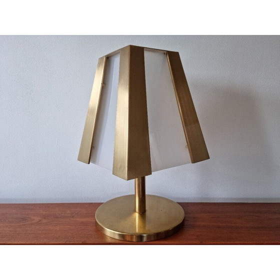 Image 1 of Vintage brass table lamp, 1970