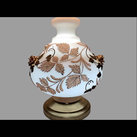Image 1 of Vintage table lamp in crystal, France 1979