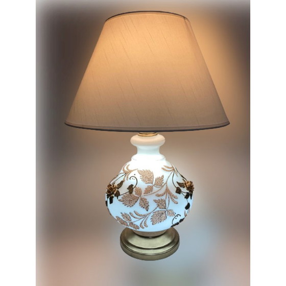 Image 1 of Vintage table lamp in crystal, France 1979