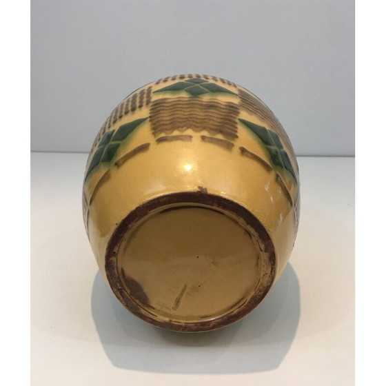 Image 1 of Vintage art deco ceramic vase, 1930