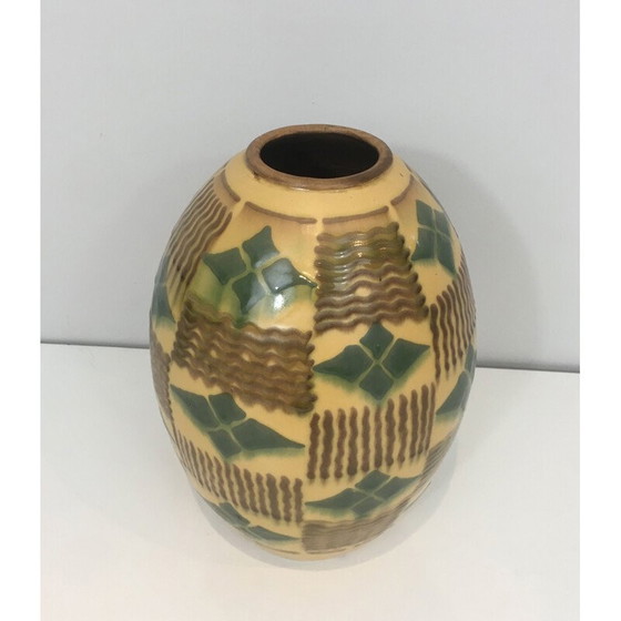Image 1 of Vintage art deco ceramic vase, 1930